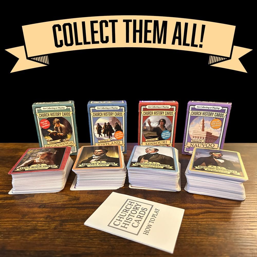 Latter-Day Saints Volume III: Missouri | Standalone Game | 90 Cards | Over 300 New Trivia Questions | Cards for Collecting and Playing | 1-4 Players | Explore Church History
