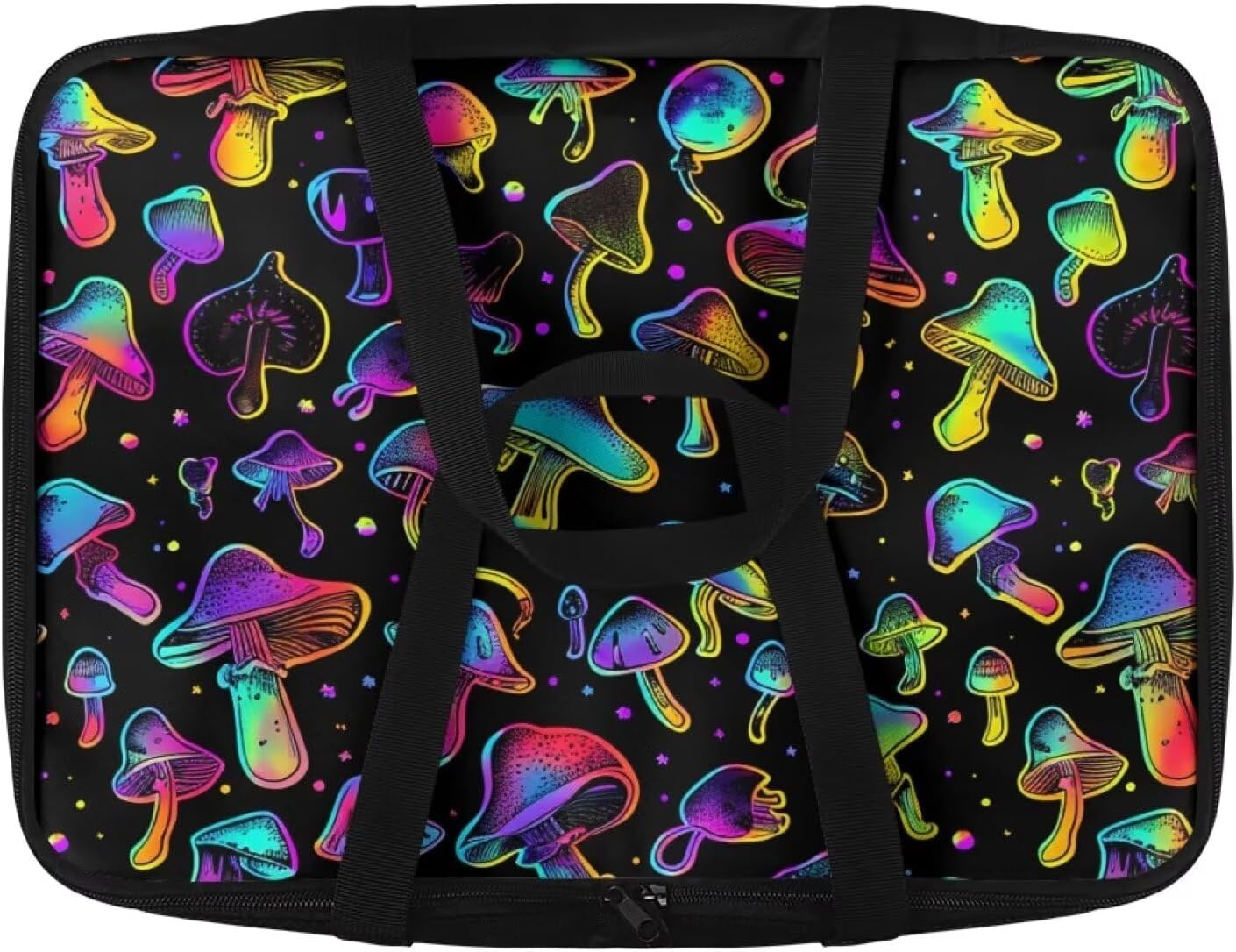 Colorful Mushroom Insulated Casserole Carriers Lasagna Holder Tote Reusable Hot Cold Food Carrier with Heat Resistant Lining for Hot or Cold Food Fits 11 x 15 or 9 x 13 Baking Dish