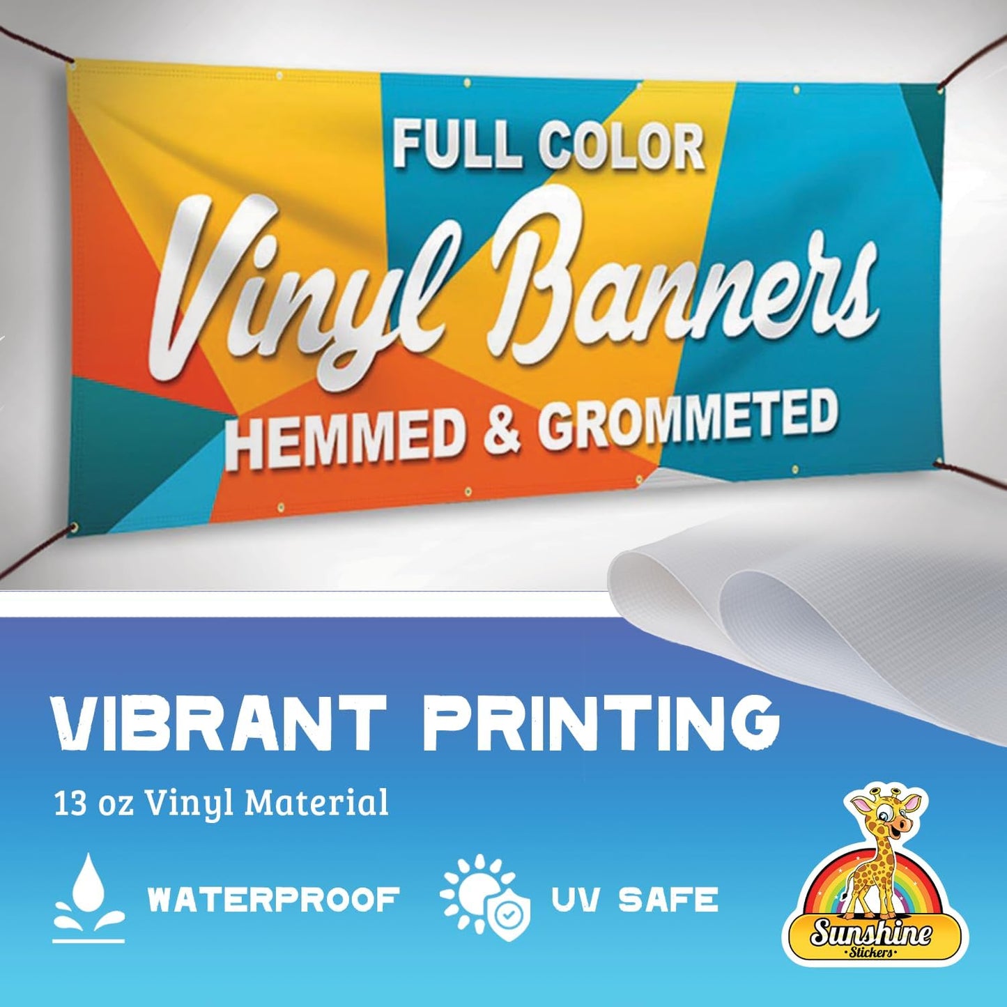 Custom Banners | Personalized Vinyl Signs for Business, Birthdays, Weddings, Events, Outdoor & Indoor Use | Customizable Happy Birthday, Graduation, Christmas & Party Decorations | Create Your Own Banner