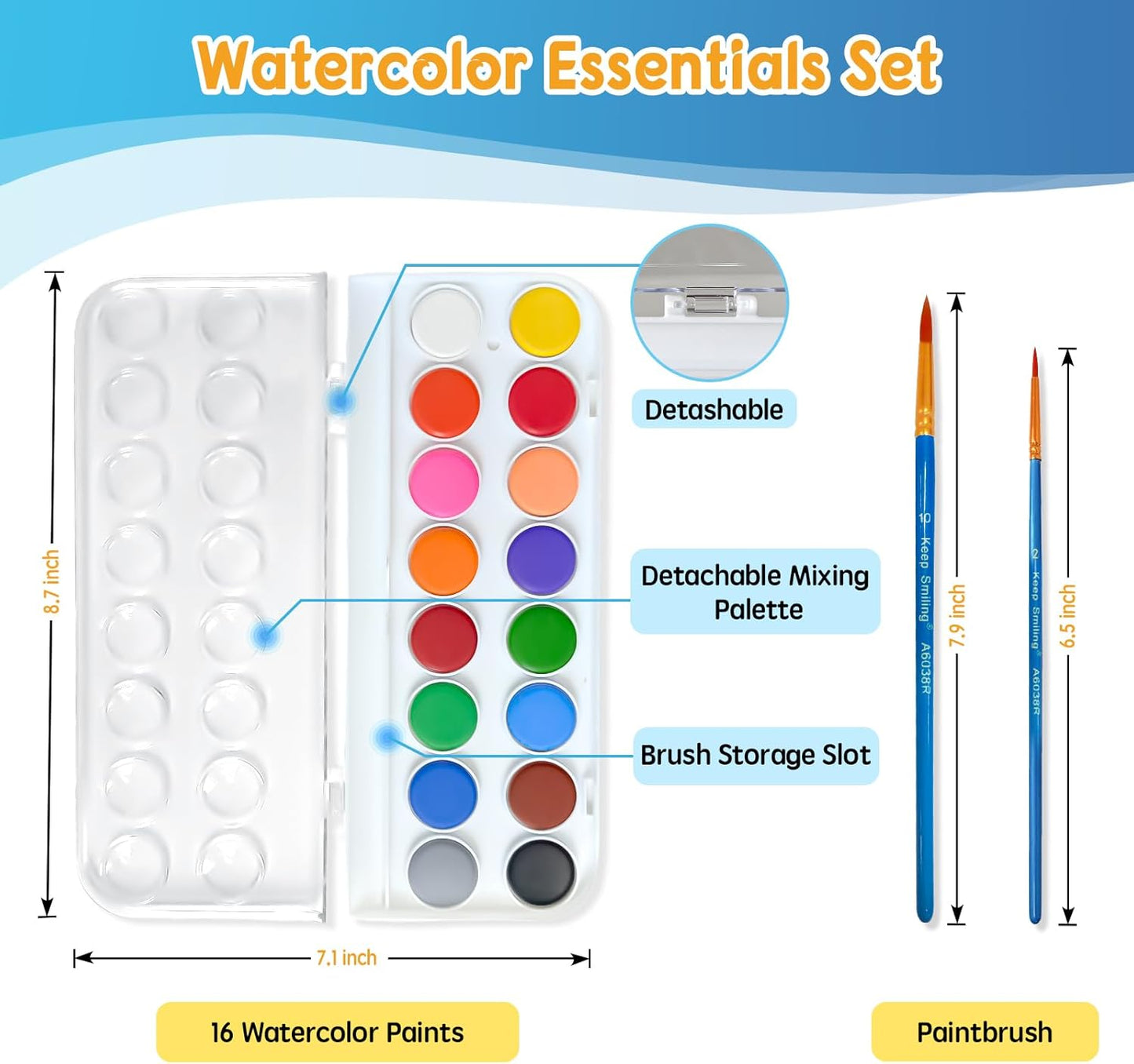 SLWBZ Watercolor Workbooks Coloring Book, Beginner Friendly Painting Kit, Easy Exquisite with Detailed Steps, Creative Exploration Watercolor Book with Paint Set for Adults Teens (Garden, with Paint)