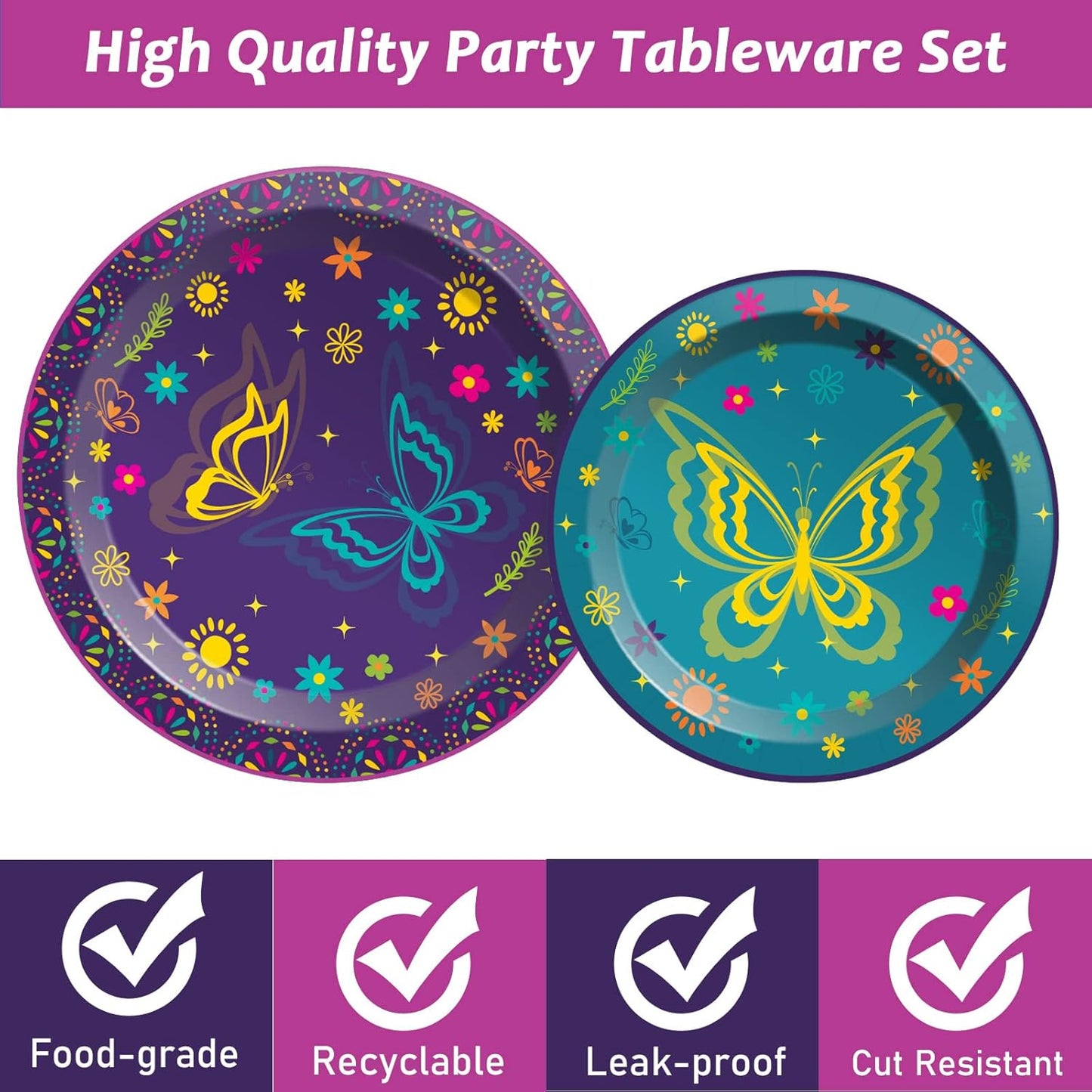 50 Guests Magic Movie Birthday Party Supplies Set Magic Movie Party Decoration Magic Movie Party Tableware Paper Plates Napkins for Boy Girl Birthday 200 PCS