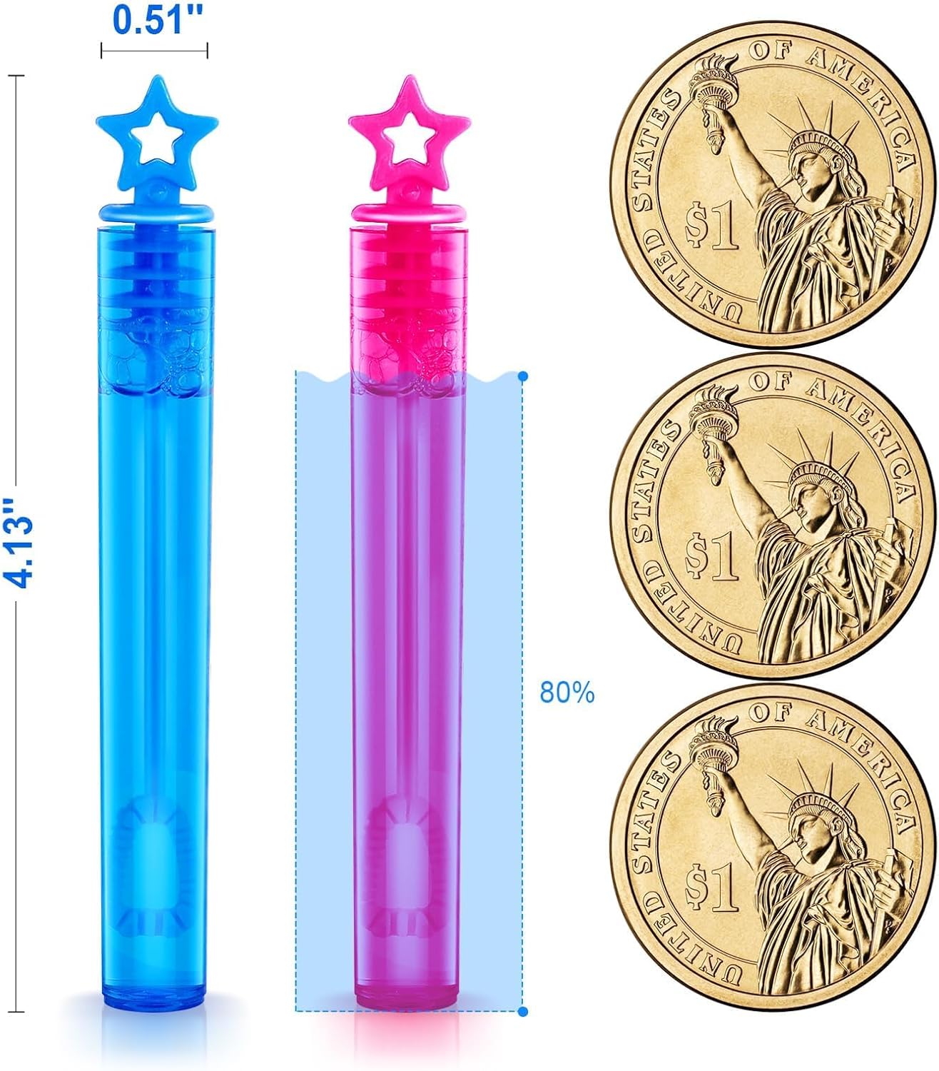 500 PCS Mini Bubble Wands,Bubble Party Favors Assortment Toys for Kids,Themed Birthday, Halloween, Goodie Bags, Carnival Prizes, Wedding, Bubble Maker Toys for Kids,Outdoor Gifts for Girls & Boys