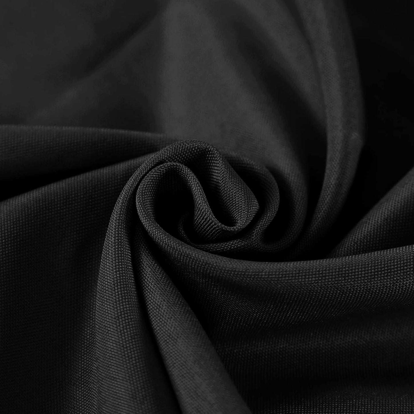 Fokitut 2 Pack Waterproof Rectangle Tablecloth, 60x120 Inch,Stain Resistant and Wrinkle Polyester Table Cloth, Fabric Table Cover for Kitchen Dining, Wedding, Party, Holiday Dinner-Black