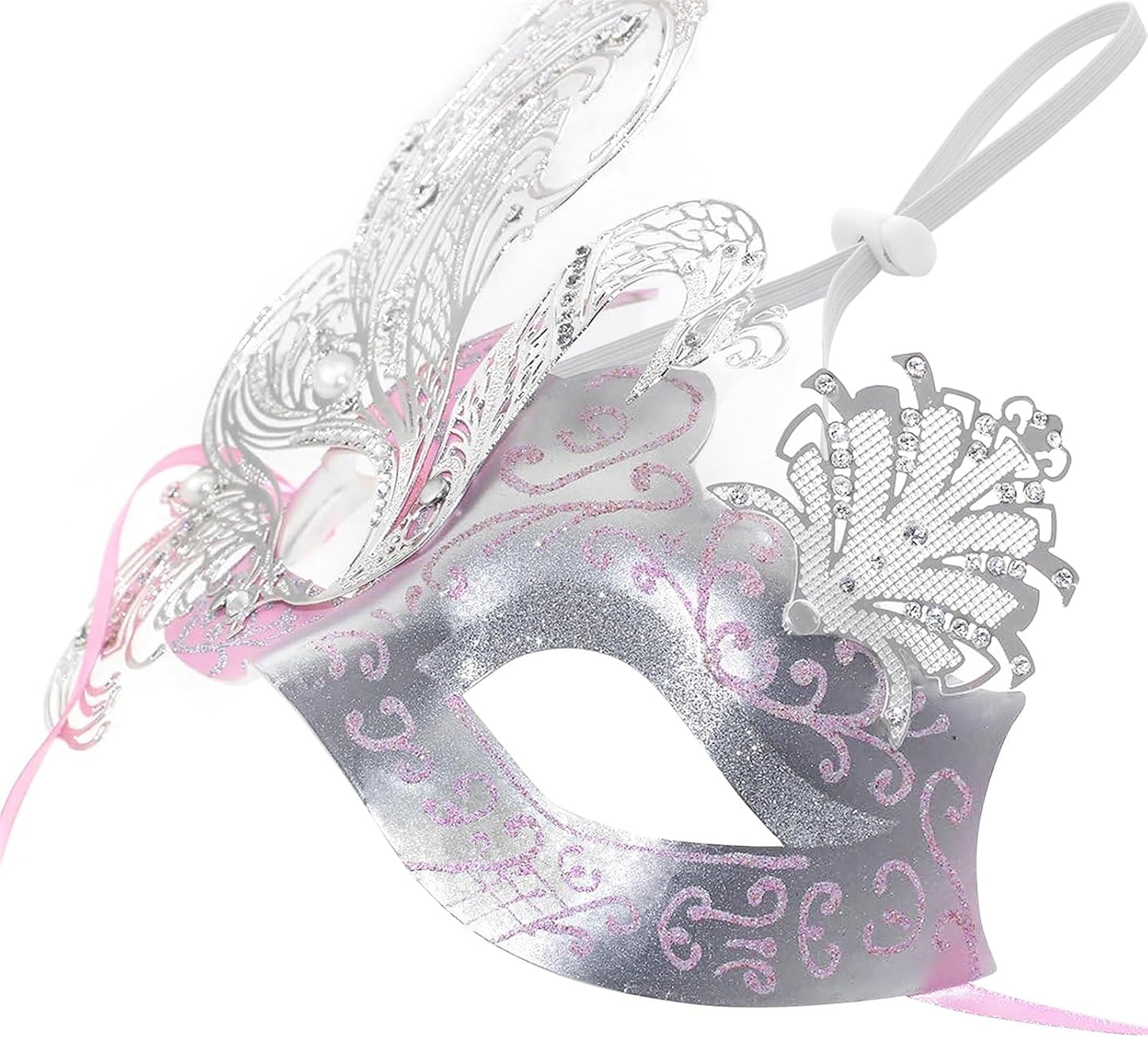 Mysterious Venetian Butterfly Lady Masquerade Halloween Party Mask Evening Prom Ball Mask Bar Costumes Accessory