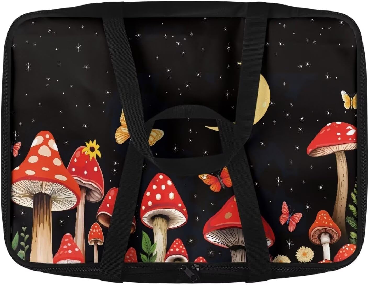Red Mushroom Insulated Casserole Carriers Reusable Food Carrier for Hot or Cold Food Lasagna Holder Tote Portable Food Warmer for Parties Travel Potluck