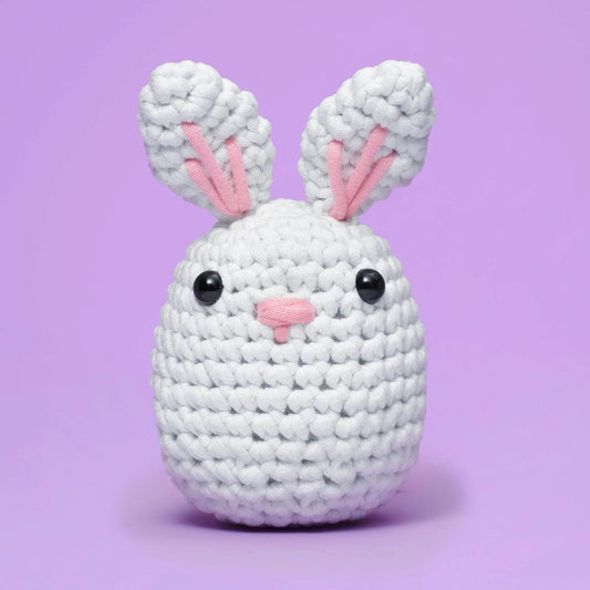 The Woobles Crochet Kit for Beginners - Easy Arts and Crafts Knitting & Crochet Animals Kit As Seen On Shark Tank - JoJo The Bunny