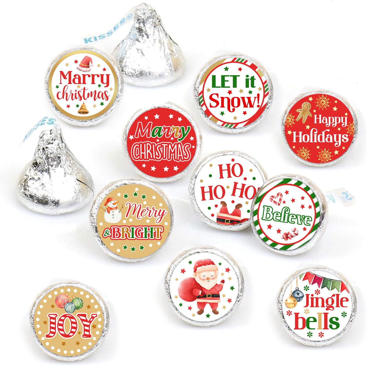 Guess How Many Christmas Kisses Game, How Many Kisses Standing Sign 50 Guessing Cards 180 Christmas Kisses Stickers, Christmas Games for Adults, How Many Kisses Christmas Game Set for Christmas