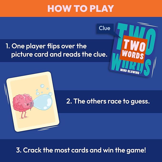 Gouda Games Pun Intended - Hilarious Picture Guessing Card Game for Families & Adults, Fast-Paced Wordplay Fun, Gifts for Pun & Game Lovers, 2-10 Players