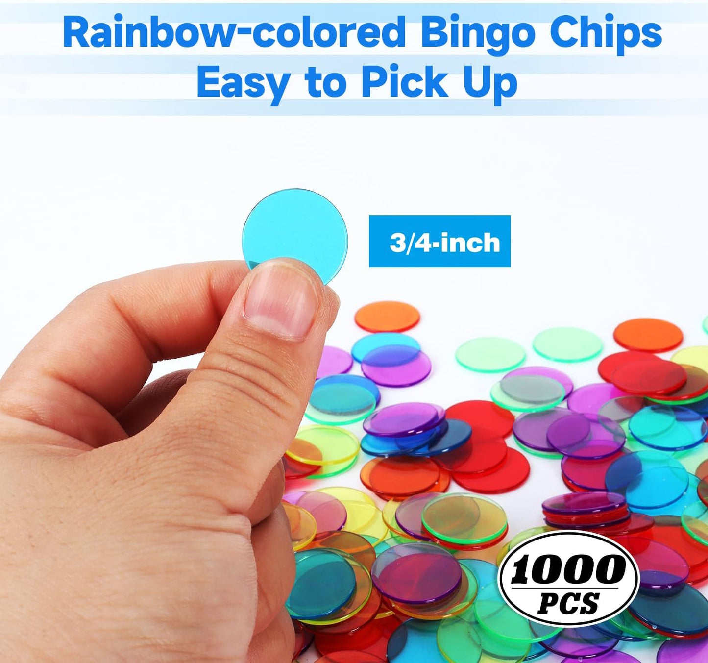 GSE Games & Sports Expert Complete Calling Bingo Game Set with 100 Bingo Cards, 1,000 Chips, Calling Cards for Parties, Large Groups, Game Nights