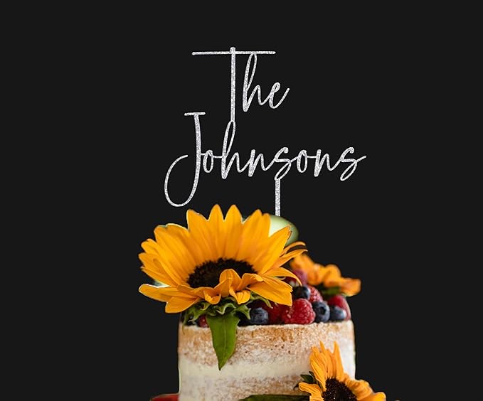 Personalized Wedding Cake Topper – Custom Mr & Mrs Cake Topper with Name or Date – Handmade Wood or acrylic Decoration for Weddings & Anniversaries, Create your own cake toppers!