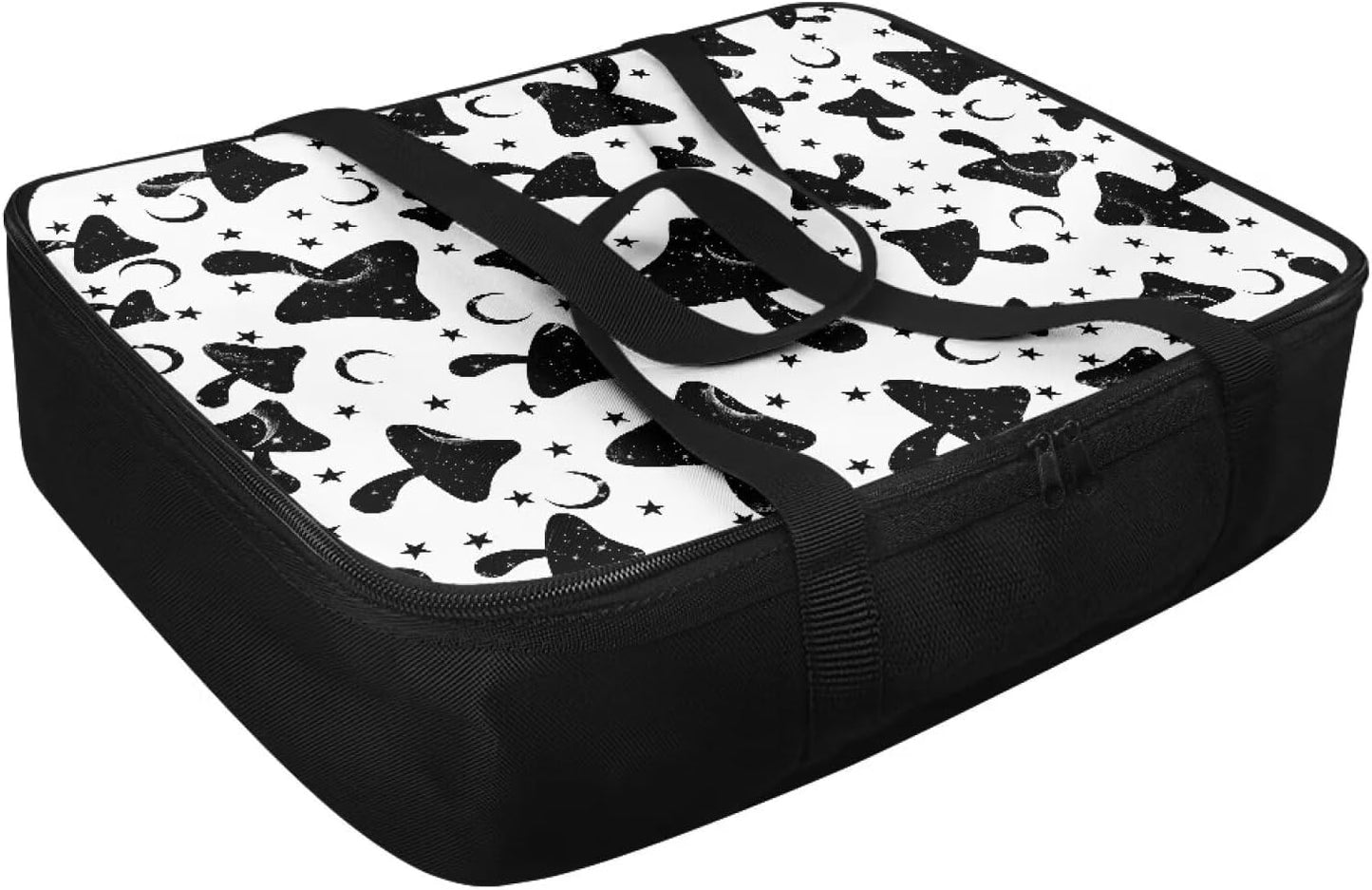 Gothic Mushroom Insulated Casserole Carrier Reusable Food Carrier Casserole Dish Carrying Case Portable Food Warmer for Hot or Cold Food for Beach Parties Picnic