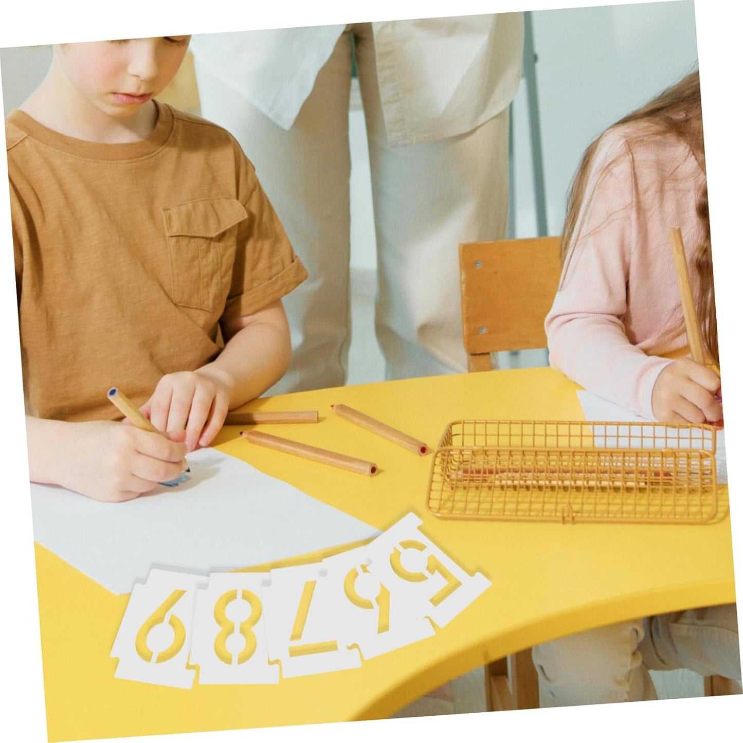 1set Painting Stencils Digital Reusable Templates for Boy Girl Toddlers Pet Material for Crafting for Decorating More