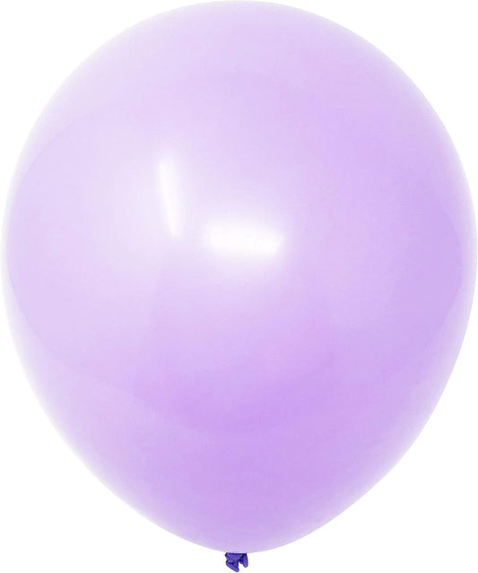 Allgala Latex Balloons for Parties | Helium Grade Bulk Balloon Pack | Ideal for Birthday Party Decorations, Baby Shower, Christmas Party | Colored Balloons for Events | 100ct 12" - Lavender