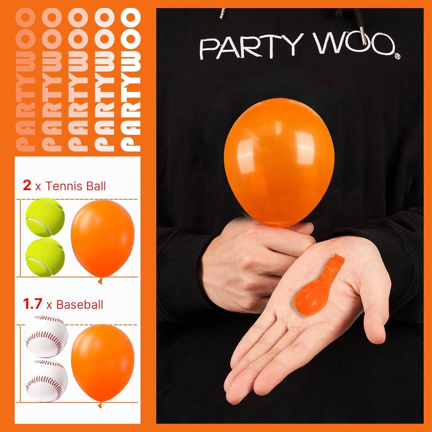 PartyWoo Assorted Colors Rainbow Balloons 50pcs 5 Inch Multicolor Colorful Primary Color Balloon for Graduation Baby Shower Unicorn Fiesta Flower Spring Rainbow Theme Birthday Party Decorations
