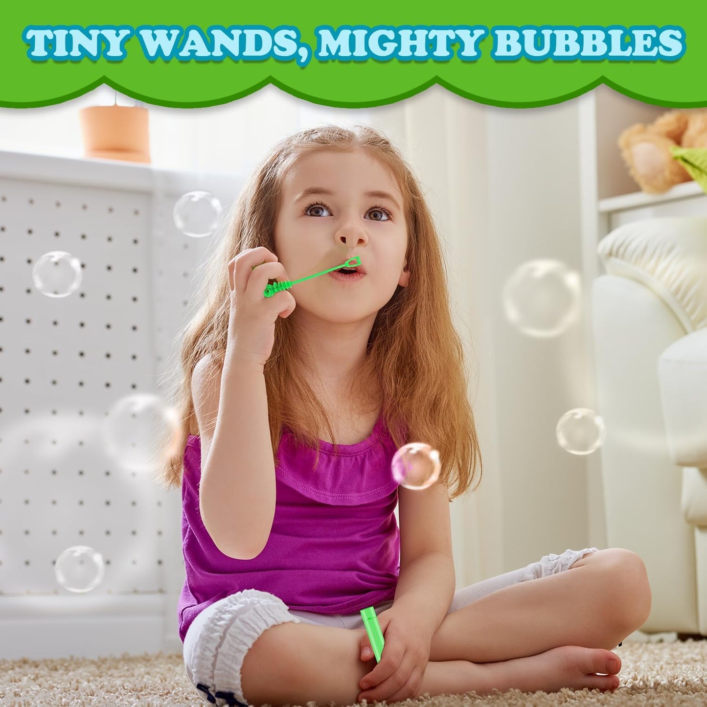 Bulk Classroom Treasure Box Toys Prizes for Kids 300 Pack, Mini Small Bubble Wands Outdoor Party Favor Supplies Bulk for Toddlers, Non Candy Treat Goody Gift Bag Stuffers Fillers for Birthday Wedding