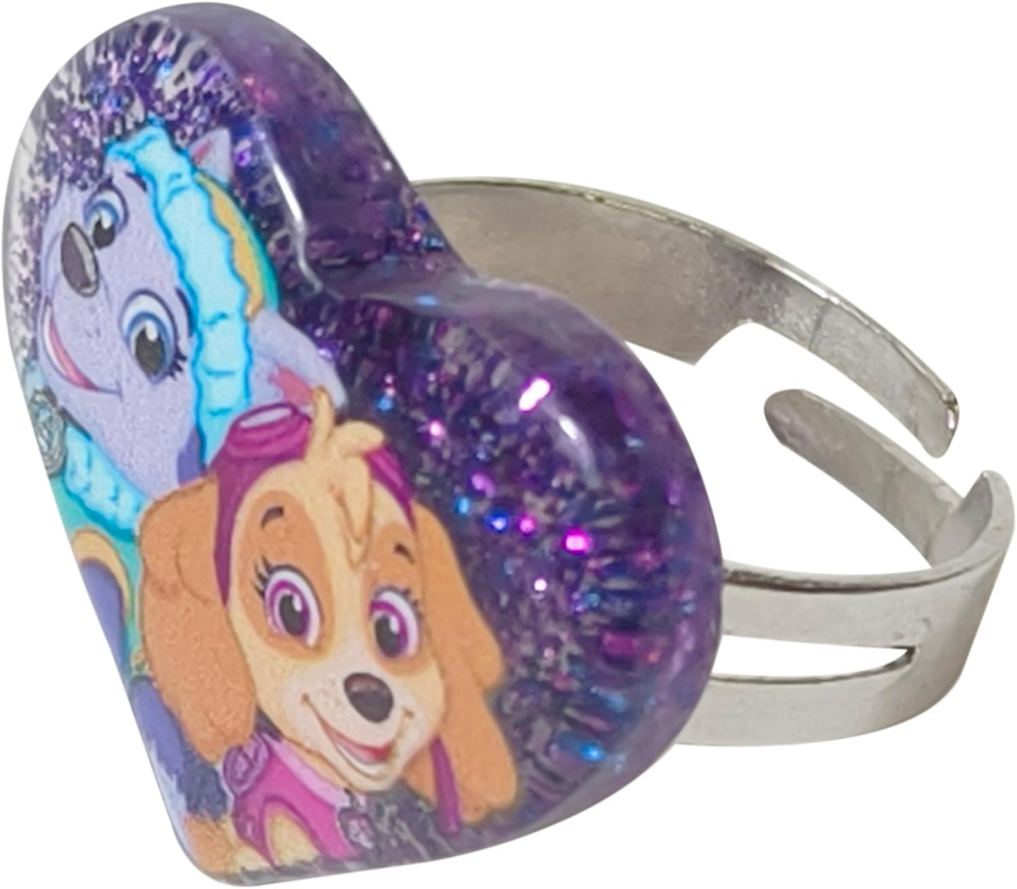 LUV HER Paw Patrol Girl's Jewelry Set - Dress up Toy Jewelry Box Set with Bead Necklace, Bracelet and Ring - Play Accessories - Ages 3+