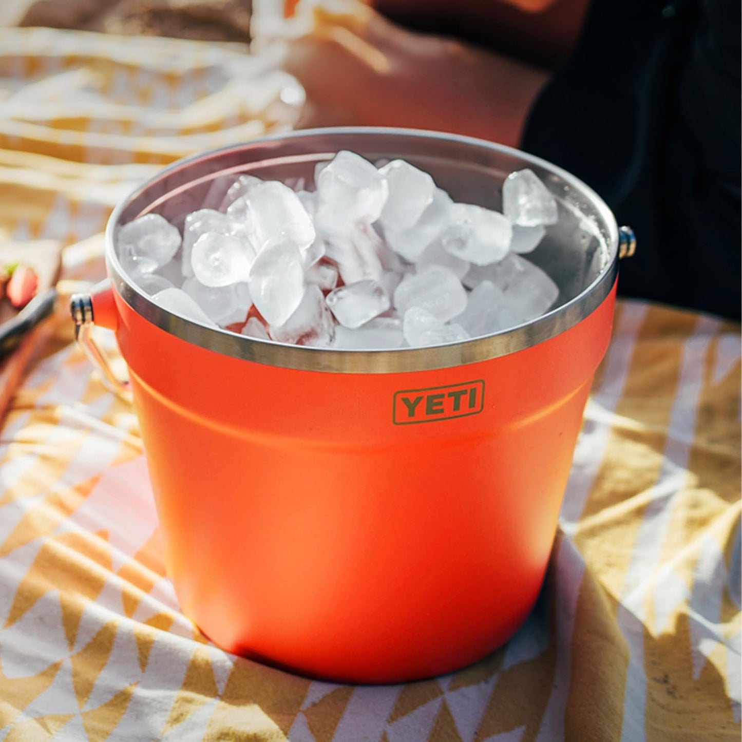 YETI Beverage/Ice Bucket, Holds 6 Longnecks or 3 Bottles of Wine