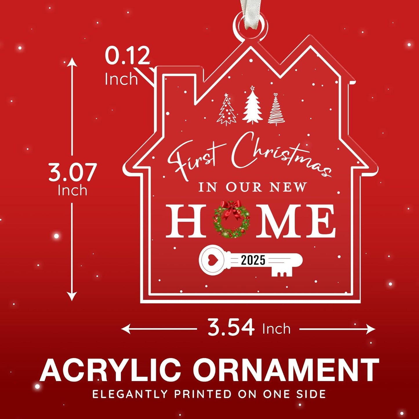 New Home Ornament 2025 - Perfect Housewarming Gift for Couples, Ideal House Warming Gifts for Women, House Warming Gift New Home, Housewarming Gifts, Best Housewarmings Presents 2025