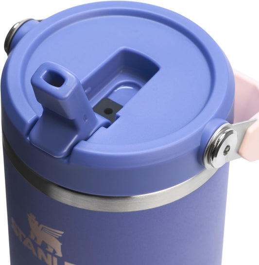 Stanley IceFlow 2.0 Flip Straw Tumbler with Handle 30 oz | Twist On Lid and Flip Up Straw | Leak Resistant Water Bottle | Insulated Stainless Steel | BPA-Free | Exclusive Lupine