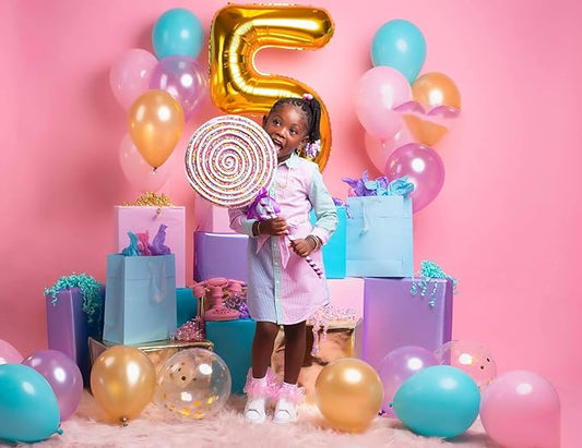 Gold Number 26 Balloon 40 inch, 26 Number Balloons, 26th Gold Birthday Decorations, 26 Year Old Women Men Golden Party Supplies