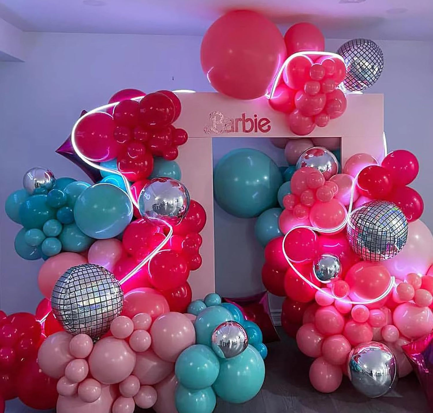 KALOR 10 Inch Hot Pink Balloons, 100 Pcs Latex Helium Balloons for Kid's Birthday Party Baby Shower Wedding Graduation Graduation Party Decorations