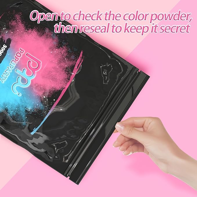 Black-out Gender Reveal Powder- 2 lb Pink Powder – Perfect for Baby Gender Reveal, Car Burnout, Color Toss, Photoshoots, Helicopters