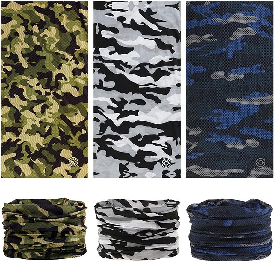 Headband Neck Gaiter Head Wrap Headwear Face Mask Magic Scarf Bandana for Men and Women
