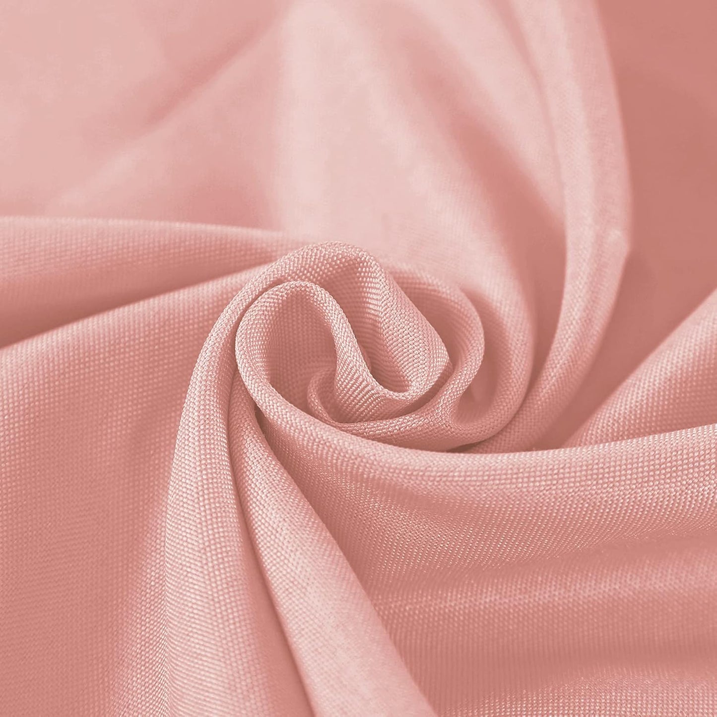 Cupuamon 120 inch Round Tablecloth Washable Polyester Table Cloth Decorative Table Cover for Wedding Party Dining Banquet（120 inch, Dusty Pink）