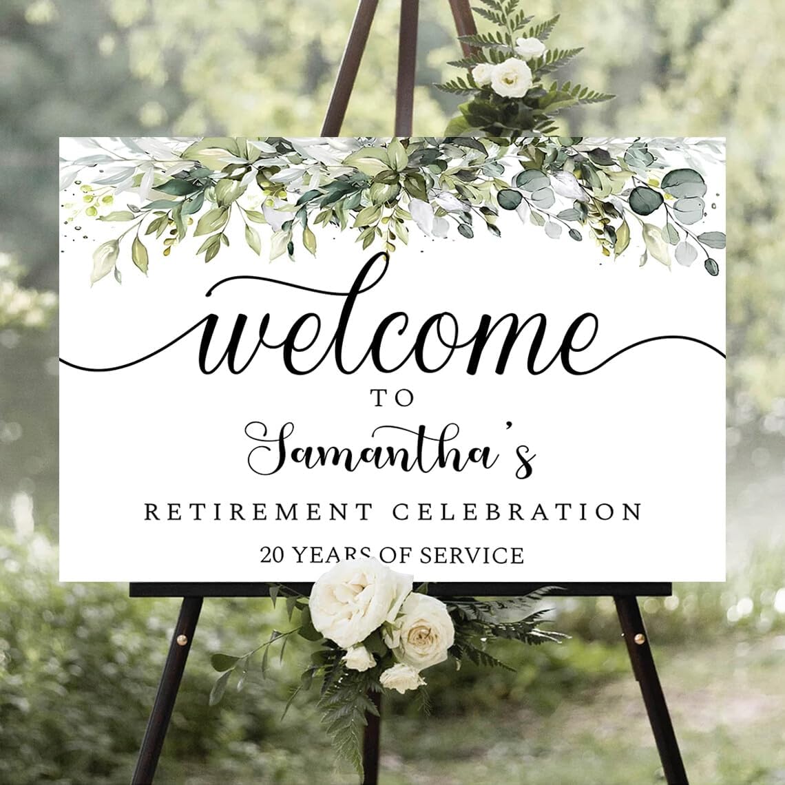 Personalized Retirement Yard Sign, Retirement Celebration Welcome Sign, Retirement Party Sign, Retirement Decorations, Retirement Outdoor Sign, Retirement Home Decor, Retirement Celebration Sign #4