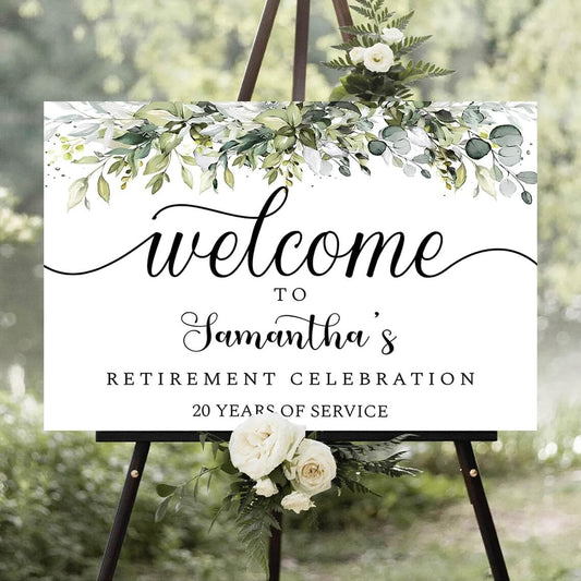 Personalized Retirement Yard Sign, Retirement Celebration Welcome Sign, Retirement Party Sign, Retirement Decorations, Retirement Outdoor Sign, Retirement Home Decor, Retirement Celebration Sign #4