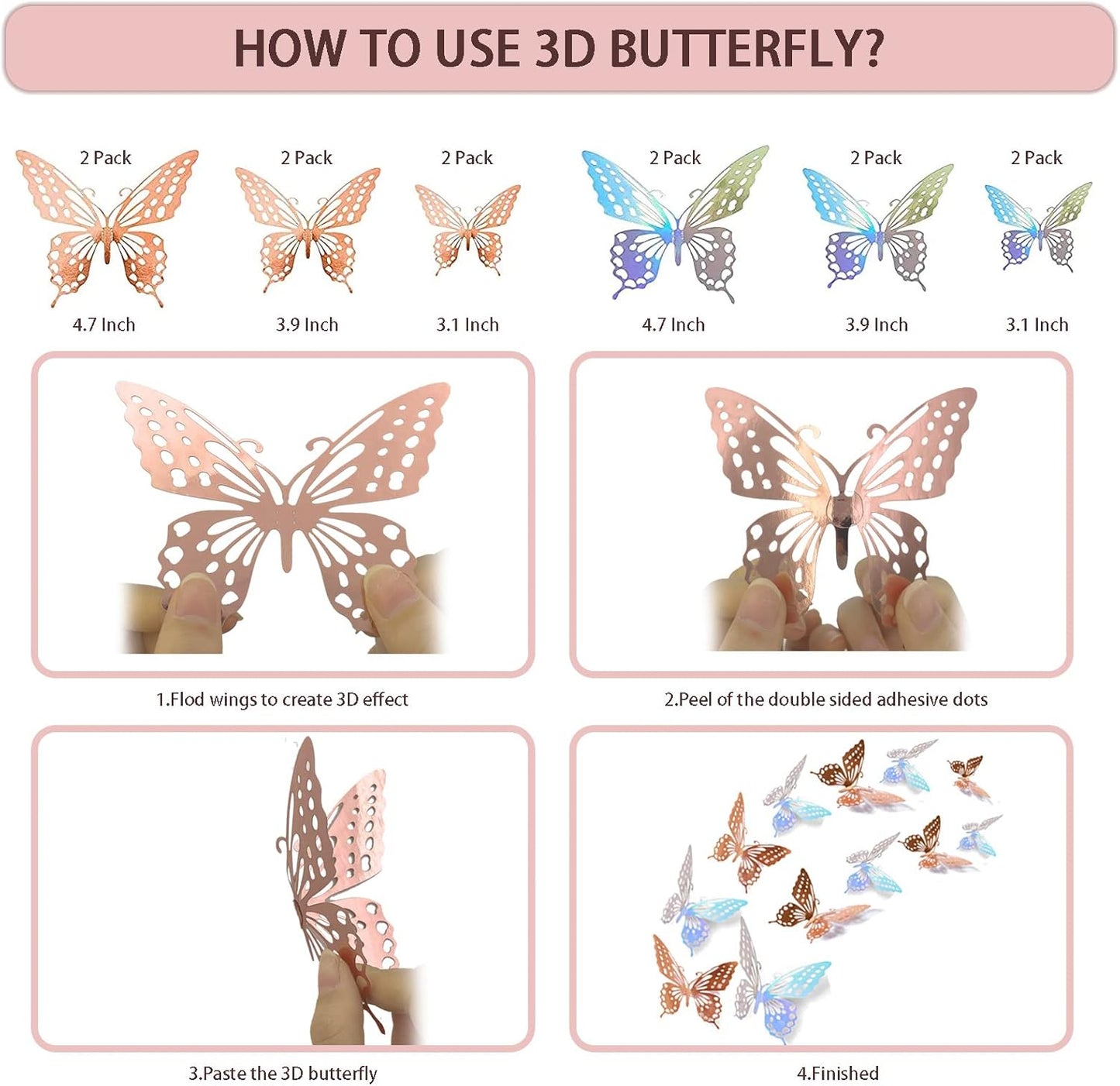 236 Pcs Birthday Decorations For Women, Rose Gold Party Decorations Kit For Girls Or Women - Butterfly, Hanging Swirl, Balloon Stand, Sash, Tiara, Banner, Balloon, Tableware For 25 Guest