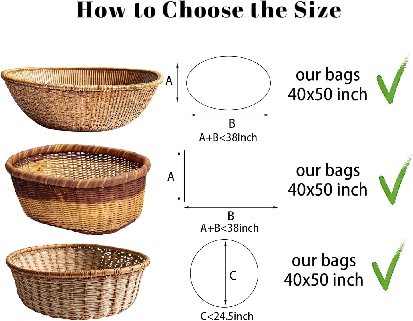 6PCS Extra Large Cellophane Gift Bags 40x50 Inch Christmas Clear Cellophane Wrap Storage Bags for Gift Baskets Baby Bridal Shower Wedding Party Favor Birthday Candy 2.5 Mil Thick