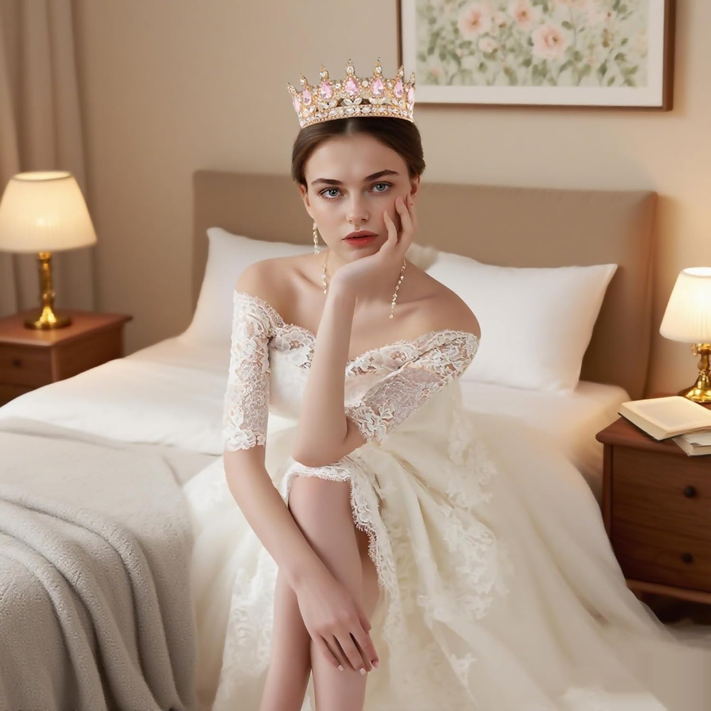 Tiaras for Women Princess Crowns for Women Crystal Headbands for Bridal Princess Birthday Party