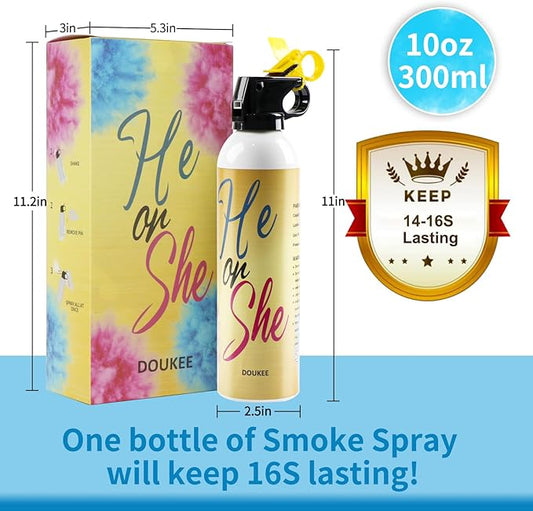 Gender Reveal Fire Extinguisher Blue, Blue Gender Reveal Smoke Bombs Powder Cannon Spray Baby Shower Ideas Party Suppliers Baby Boy 100% Biodegradable 2 Pack
