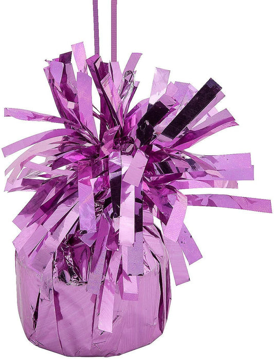 Pink Metallic Balloon Weights - 12 Pieces