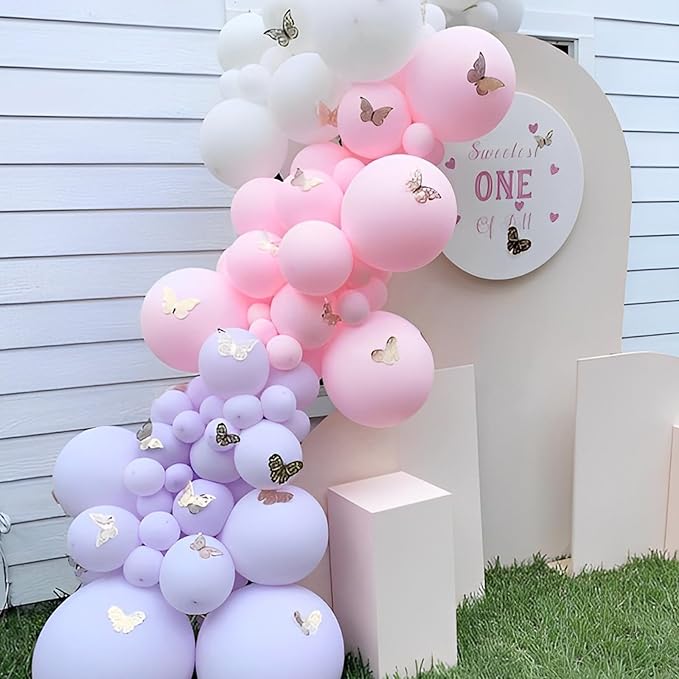 110pcs Pastel Purple Balloons 12inch Light Purple Latex Party Balloons for Graduation, Easter, Wedding, Birthday, Bridal Shower, Rainbow Party, Baby Shower, Anniversary Party Decorations