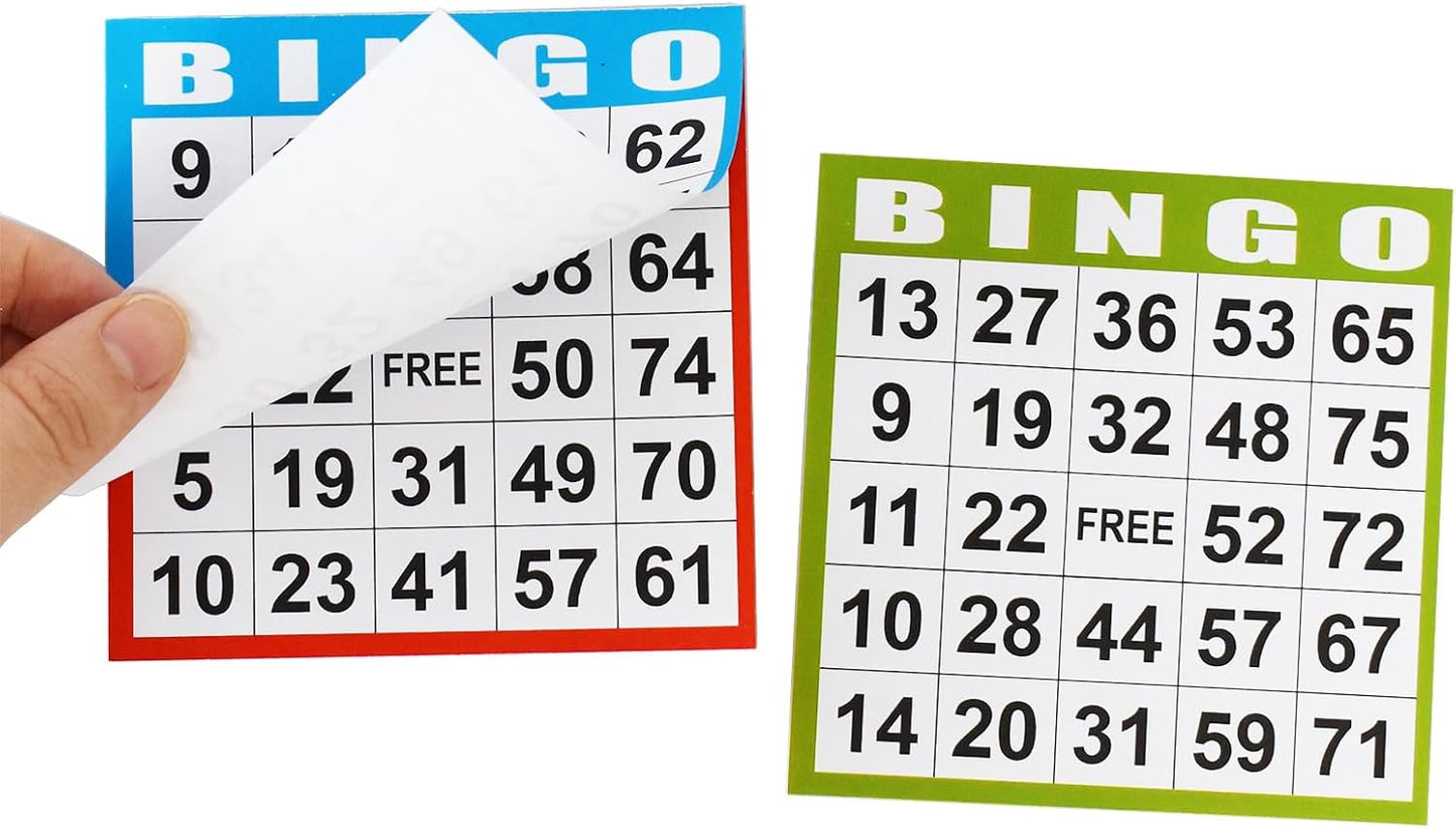 SEETOOOGAMES Bingo Paper Game Cards - 1 Card -100 Books of 10 Sheets