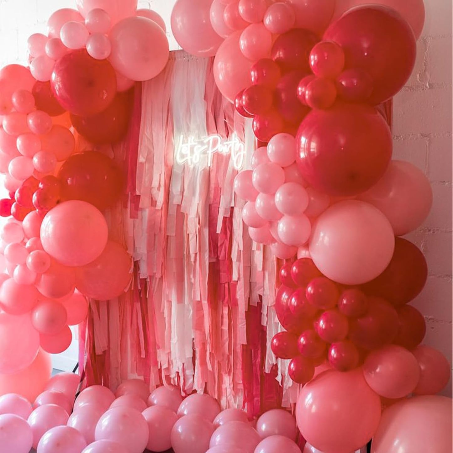 PartyWoo Coral Balloons 100 pcs Different Sizes of 36 18 12 10 5 Inch Coral Pastel Red Watermelon Pink Latex Helium Balloon Arch Kit Garland for Wedding Summer Birthday Party Decorations Pink-Q11