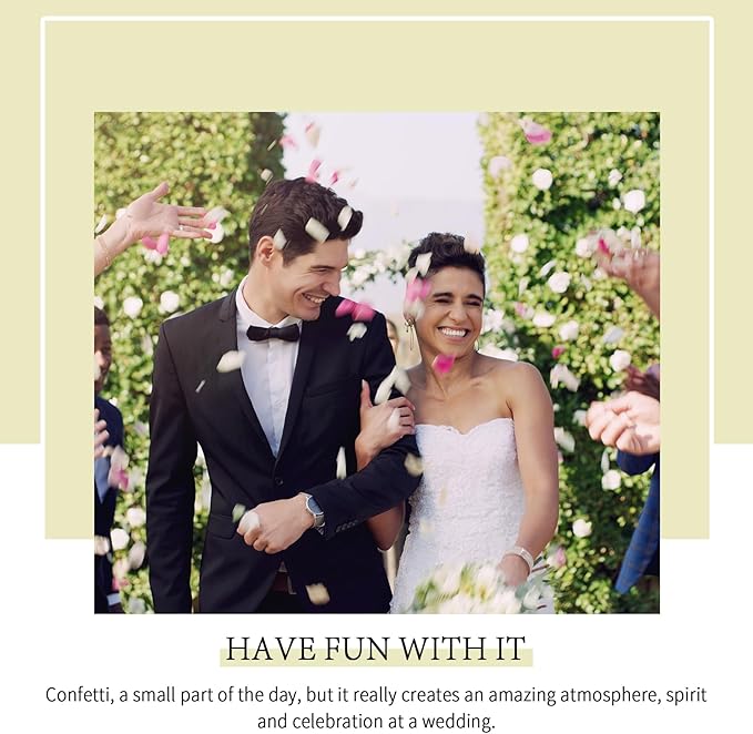 AIOMOB 100 Pcs Wedding Confetti Bags Throw Some Love Petal Toss Packets Glassine Flower Petal Packets for Wedding Send Off, Exit, Tosses