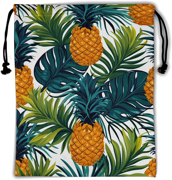 Nerxy Leaf Grip Bags for Gymnastics Tropical Leaves Grip Bag Botanical Drawstring Storage Bags