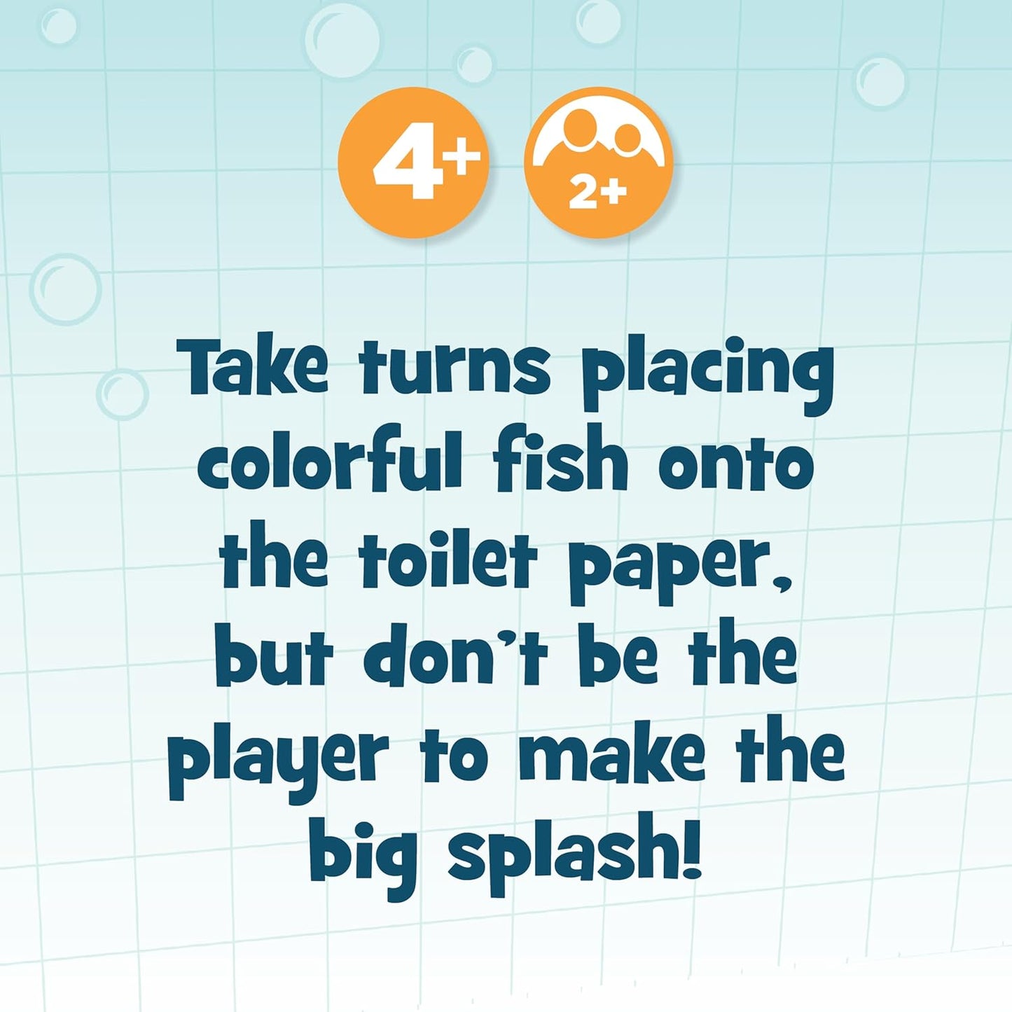 PlayMonster Dont Flush The Fish Board Games for Kids - Board Games for Family Game Night for Kids and Adults, Fun Balancing Game, Preschool, Toddler Toys, Ages 4+