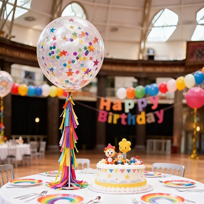 7500 Pcs Multicolor Round Paper Confetti, 0.59 Inch Circle Biodegradable Confetti Bulk, Tissue Paper Dots For Wedding Birthday Party Decoration & Balloon Filler