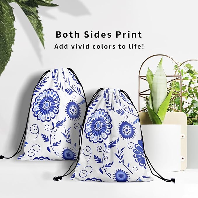 Nerxy Leaf Grip Bags for Gymnastics Tropical Leaves Grip Bag Botanical Drawstring Storage Bags