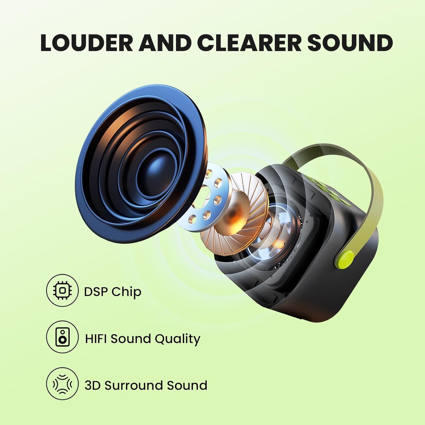 Mini Karaoke Machine for Kids, 2025 TOP Toys Christmas Birthday Gifts Ideas for Girls Ages 4, 5, 6, 7, 8, 9, 10, 12+ Years Old, Portable MP3 Player with 2 Wireless Mics for Party