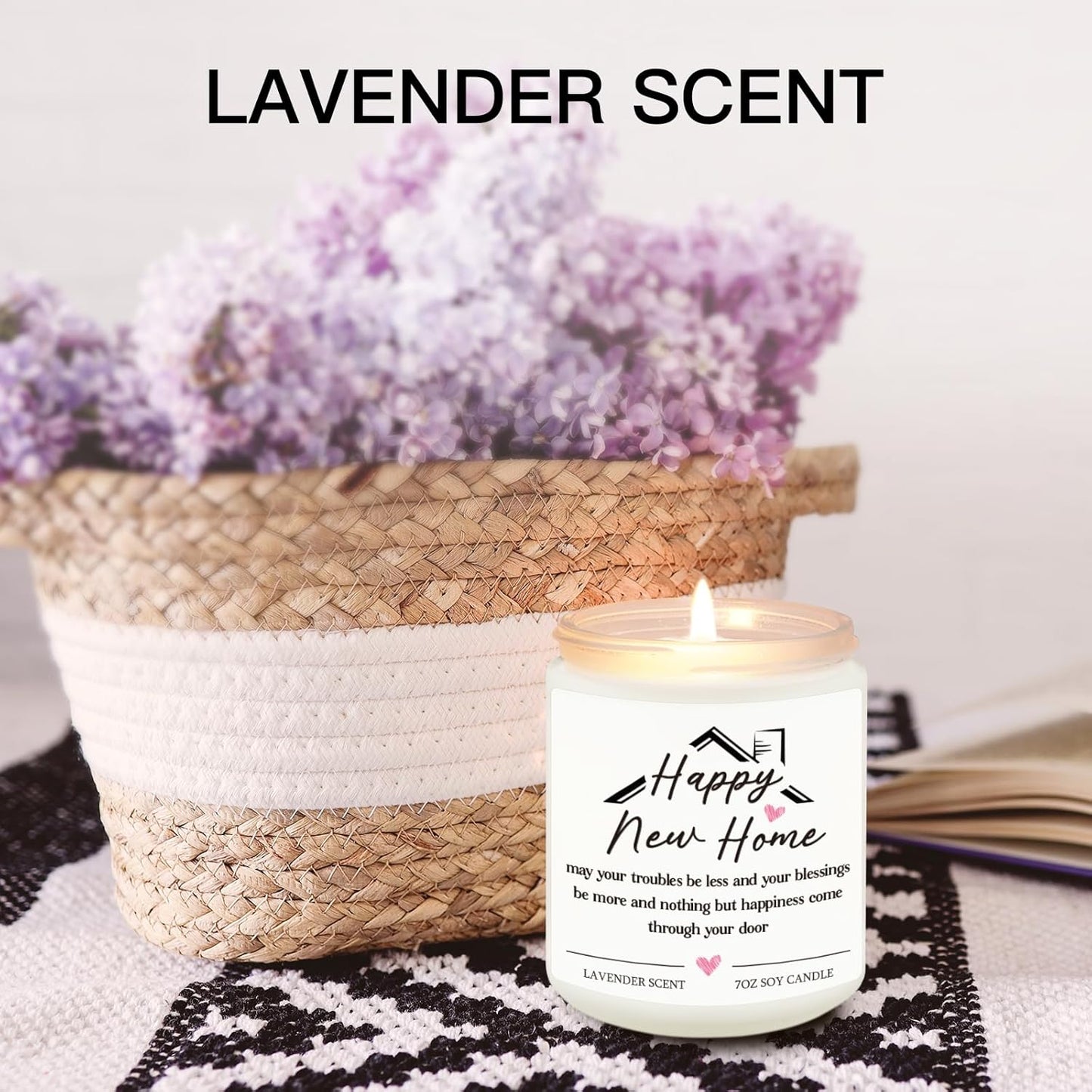 House Warming Gifts New Home Housewarming Gifts for Women Men Friend New Home Gift Ideas Cool New Homeowner Gift House Warming Apartment Party Decor Closing Presents for Home Buyers Scented Candle