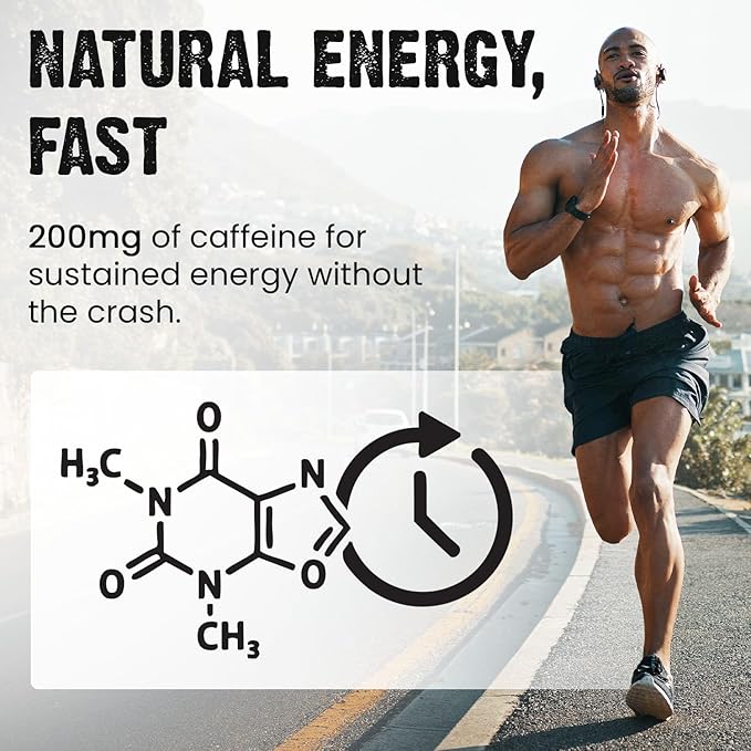 CardoMax - Energy Drink Packets - Liquid Preworkout for Men & Women Caffeine Packets with BCAA, Vitamin B12, Vitamin B6 & B3 - Sugar-Free, Zero Calorie, Vegan & Keto - 15 Stick Packs - Blue Raspberry