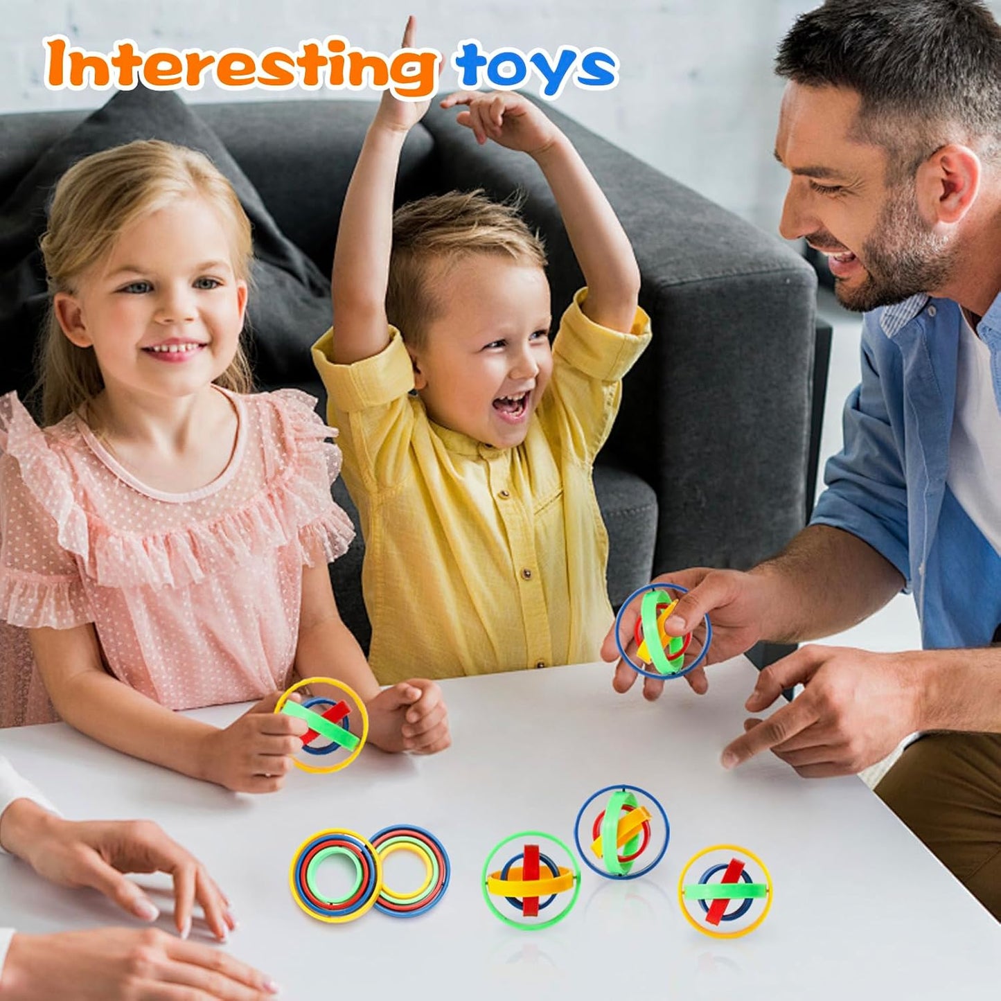 10Pcs Fidget Spinners Toys for Kids Adult, Fidget Toys Bulk for Party Favors Goodie Bag Stuffers, Sensory Anxiety Toys Stress Relief for Treasure Box Classroom Prizes Pinata Stuffers