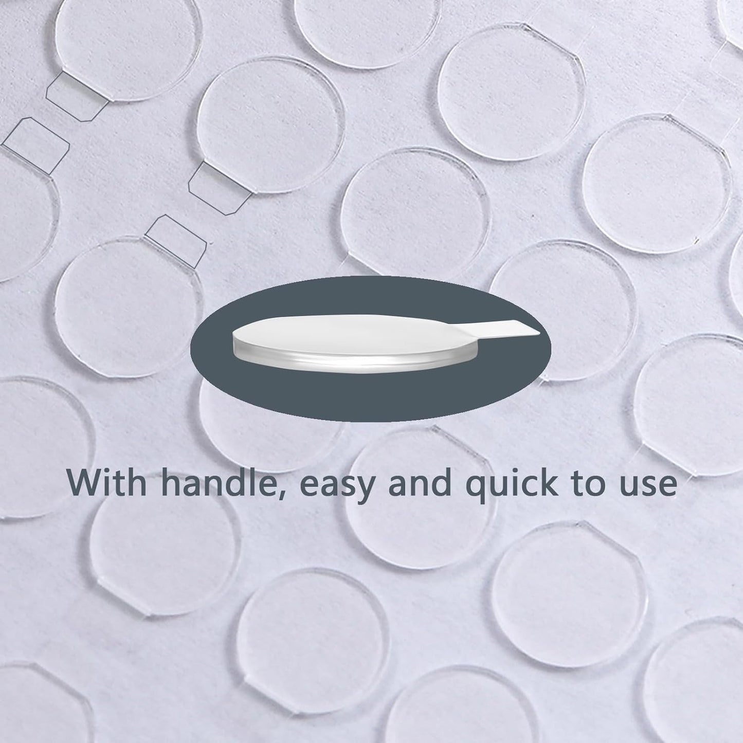 LMJIA Adhesive Stick dots Two-Sided Sided Mounting Putty Stick Tack for Wall Hanging Crafts Balloons Festival Party Decorations,Clean Removable(0.79""*0.79""-840)