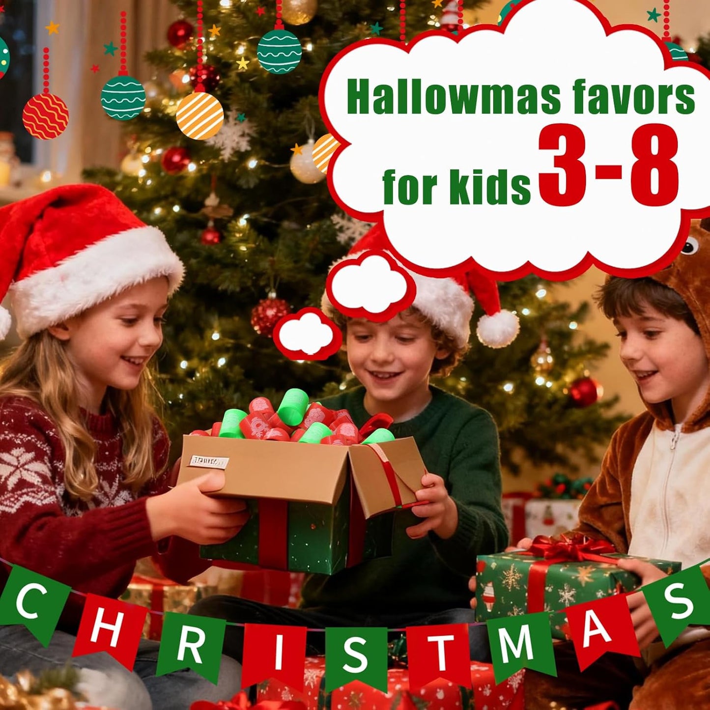 Cocurb 32 Pcs Chrstmas Mini Spring Party Favors for Kids 4 to 8 Fun Goodie Bag Stuffers for All, Christmas Day, Classroom Prizes, and Small Toys Presents,Stress Relief Bulk Fidget Toys
