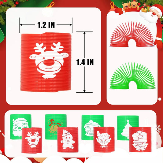 Cocurb 32 Pcs Chrstmas Mini Spring Party Favors for Kids 4 to 8 Fun Goodie Bag Stuffers for All, Christmas Day, Classroom Prizes, and Small Toys Presents,Stress Relief Bulk Fidget Toys